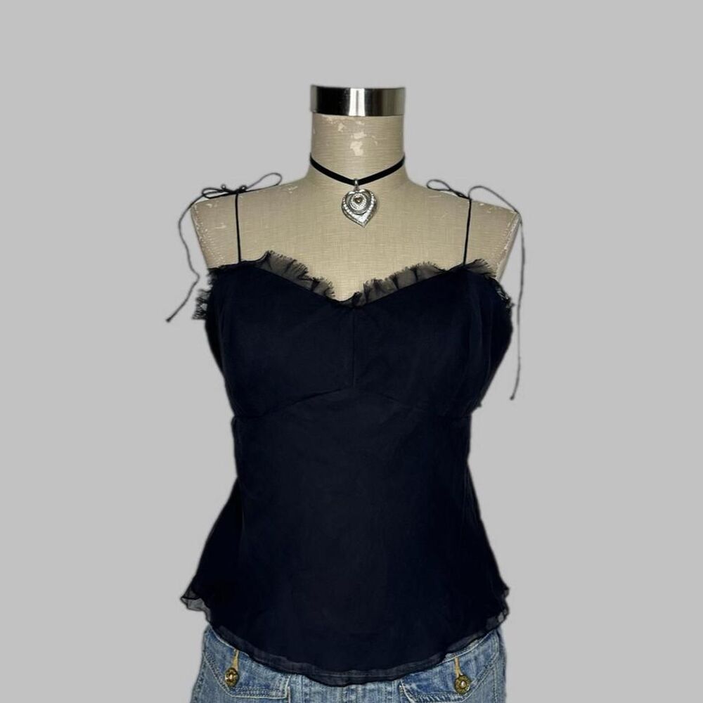 Spencer-s Women's Black and Navy Vest